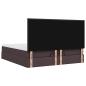 Preview: Ottoman-Bett mit Matratze Dunkelbraun 180x200 cm Stoff
