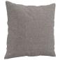 Preview: 3-Sitzer-Sofa mit Zierkissen Taupe 180 cm Stoff