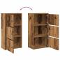 Preview: Bücherregal Altholz-Optik 40x24x77 cm Holzwerkstoff