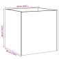 Preview: Pflanzgefäß Altholz-Optik 40x40x40 cm Holzwerkstoff