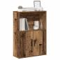 Preview: ARDEBO.de - Bücherregal Altholz-Optik 60x24x85 cm Holzwerkstoff