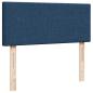 Preview: Ottoman-Bett mit Matratze Blau 120x190 cm Stoff