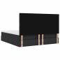 Preview: Ottoman-Bett mit Matratze Schwarz 180x200 cm Stoff