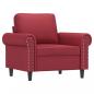 Preview: Sessel Weinrot 60 cm Kunstleder