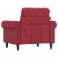 Preview: Sessel Weinrot 60 cm Kunstleder
