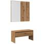 Preview: Garderoben-Set Artisan-Eiche Holzwerkstoff