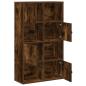 Preview: Bücherregal Räuchereiche 60x24x101,5 cm Holzwerkstoff