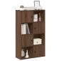 Preview: ARDEBO.de - Bücherregal Braun Eichen-Optik 60x24x101,5 cm Holzwerkstoff