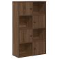 Preview: Bücherregal Braun Eichen-Optik 60x24x101,5 cm Holzwerkstoff