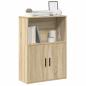 Preview: Bücherregal Sonoma-Eiche 60x24x85 cm Holzwerkstoff