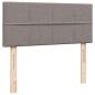 Preview: Ottoman-Bett mit Matratze Taupe 120x200 cm Stoff