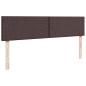 Preview: Ottoman-Bett mit Matratze Dunkelbraun 160x200 cm Stoff