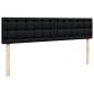 Preview: Ottoman-Bett mit Matratze Schwarz 200x200 cm Stoff