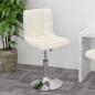 Preview: ARDEBO.de - Drehbarer Barhocker Creme Stoff