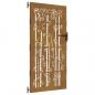 Preview: Gartentor 85x175 cm Cortenstahl Bambus-Design