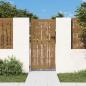 Preview: Gartentor 85x175 cm Cortenstahl Bambus-Design