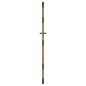 Preview: Gartentor 85x175 cm Cortenstahl Bambus-Design