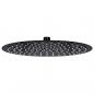 Preview: ARDEBO.de - Regenbrause Edelstahl 30 cm Rund Schwarz