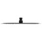 Preview: Regenbrause Edelstahl 30 cm Rund Schwarz