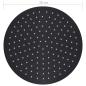 Preview: Regenbrause Edelstahl 30 cm Rund Schwarz