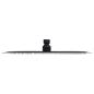 Preview: Regenbrause Edelstahl 30 cm Rund Schwarz