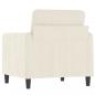 Preview: Sessel Creme 60 cm Samt