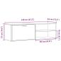 Preview: TV-Schrank Altholz-Optik 120x34x37 cm Holzwerkstoff
