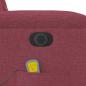 Preview: Massagesessel Elektrisch Weinrot Stoff