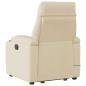 Preview: Massagesessel mit Aufstehhilfe Creme Stoff
