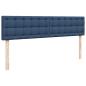 Preview: Ottoman-Bett mit Matratze Blau 180x200 cm Stoff