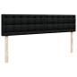Preview: Ottoman-Bett mit Matratzen Schwarz 160x200 cm Stoff