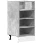 Preview: Unterschrank Betongrau 40x44,5x81,5 cm Holzwerkstoff