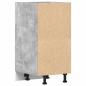 Preview: Unterschrank Betongrau 40x44,5x81,5 cm Holzwerkstoff
