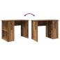 Preview: Schreibtisch Altholz-Optik 100x55x75 cm Holzwerkstoff
