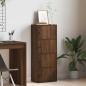 Preview: Bücherregal Braun Eichen-Optik 40x24x102 cm Holzwerkstoff