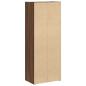 Preview: Bücherregal Braun Eichen-Optik 40x24x102 cm Holzwerkstoff