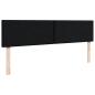 Preview: Ottoman-Bett mit Matratze Schwarz 200x200 cm Stoff