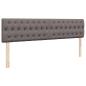 Preview: Ottoman-Bett mit Matratze Taupe 200x200 cm Stoff