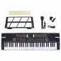 Preview: ARDEBO.de - 61 Tasten Klavier Elektrisches Keyboard mit Notenständer Kinder