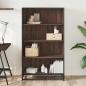 Preview: Bücherregal Braun Eichen-Optik 80,5x35x139 cm Holzwerkstoff
