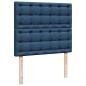 Preview: Ottoman-Bett mit Matratze Blau 120x190 cm Stoff