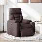 Preview: Relaxsessel Elektrisch Dunkelbraun Stoff