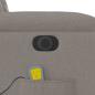 Preview: Massagesessel Elektrisch Taupe Stoff