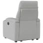 Preview: Relaxsessel mit Aufstehhilfe Wolkengrau Stoff