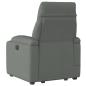 Preview: Massagesessel mit Aufstehhilfe Dunkelgrau Stoff