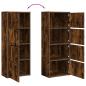 Preview: Bücherregal Räuchereiche 40x24x102 cm Holzwerkstoff