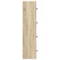 Preview: Bücherregal Sonoma-Eiche 40x24x102 cm Holzwerkstoff