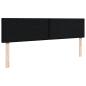 Preview: Ottoman-Bett mit Matratze Schwarz 160x200 cm Stoff