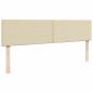 Preview: Ottoman-Bett mit Matratze Creme 200x200 cm Stoff
