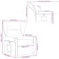 Preview: Relaxsessel Taupe Stoff